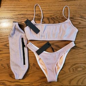 NWT. Triangl Mica Blush L Top ONLY